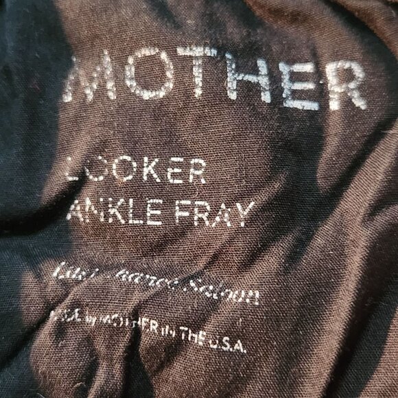 Mother The Looker Ankle Gray Skinny Jeans Burned Out Lanterns Size 27 - Picture 10 of 12